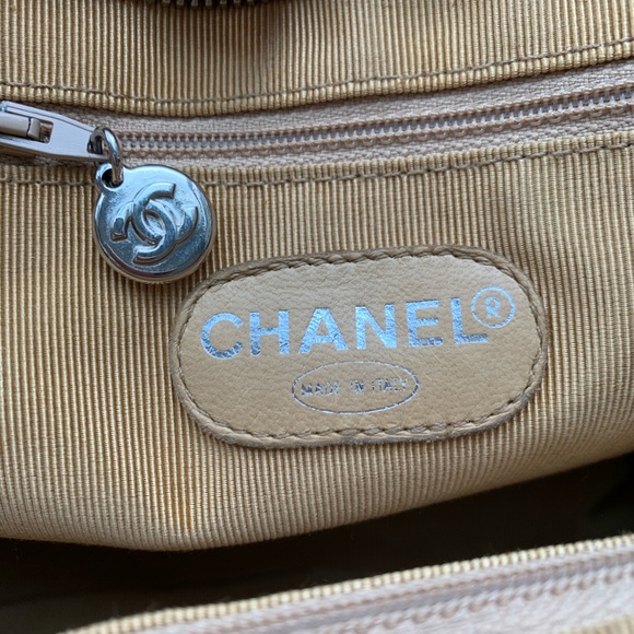 EXTRA PICTURES of Sand Suede Chanel bag - Picture 4 of 5